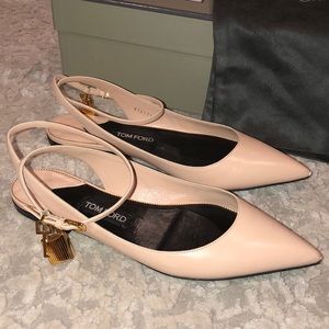 Tom Ford padlock ballerina flats size EU 40